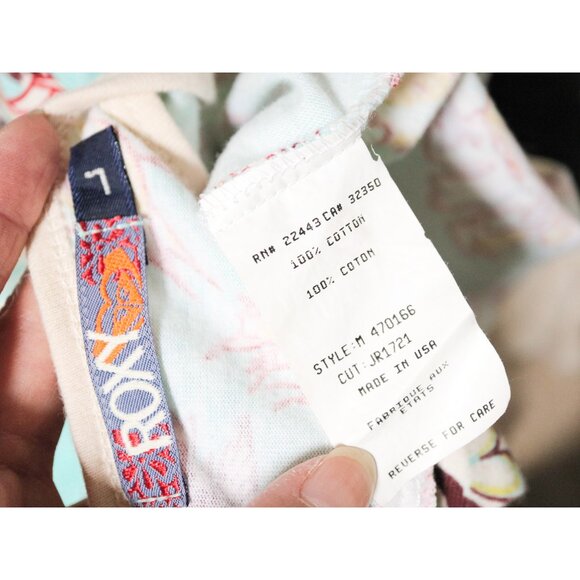 Y2K Asian Inspired Graphic All Over Print Spaghetti Strap Dress 🐉 ROXY - Picture 6 of 8